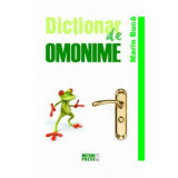 Dictionar de omonime - Vasile Bahnaru