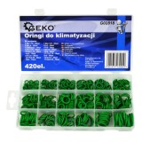 Set garnituri O-ring verzi pentru sitemele de aer conditionat sau clima 420 piese