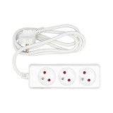 Prelungitor cu impam&acirc;ntare, 3 prize, 1,5m Vorel 72500