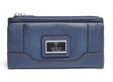 Portofel Dama Guess Leisure City SLG Albastru Original Piele Ecologica 12 Carduri 18x10x3cm