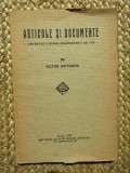 ARTICOLE SI DOCUMENTE - VICTOR MOTOGNA