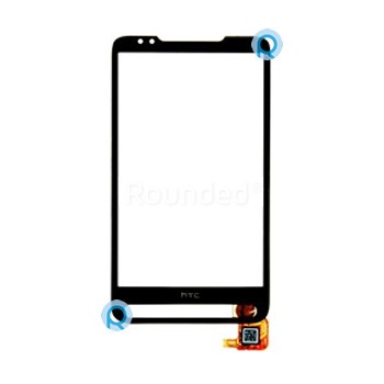 HTC HD2 Touchpanel Display Glass v2 Conector mic foto