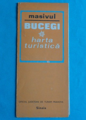 Masivul Bucegi &amp;ndash; Harta turistica foto