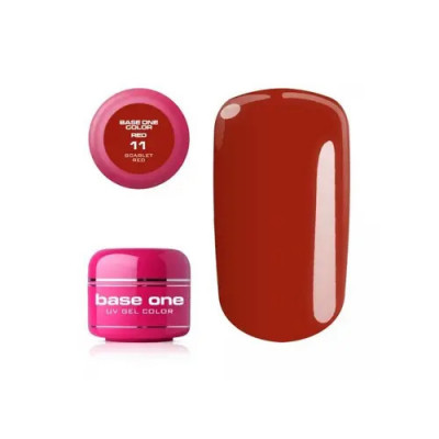 Gel UV Silcare Base One Color RED - Scarlet Red 11, 5g foto