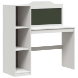 Cumpara ieftin Birou cu tablă de scris Alb 120 x 45 x 118.5 cm Lemn compozit