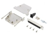 Conector D-Sub 62 pini mamă drept aurit pentru lipire pe cablu