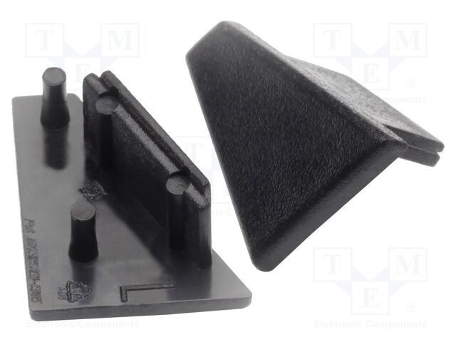 Obturator pentru profile LED TOPMET CORNER10 negru 20 buc GEN2 ABS