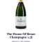 STICLA DE SAMPANIE - The House Of BRUAR - Franta - Mare - 1.5 litri !