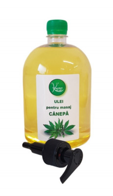 Ulei masaj canepa 1000ml foto