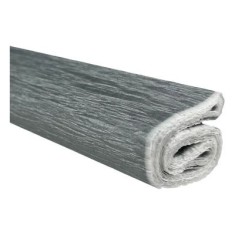 Hartie creponata Colorarte C39, 50x200cm, argintiu, set 10 role