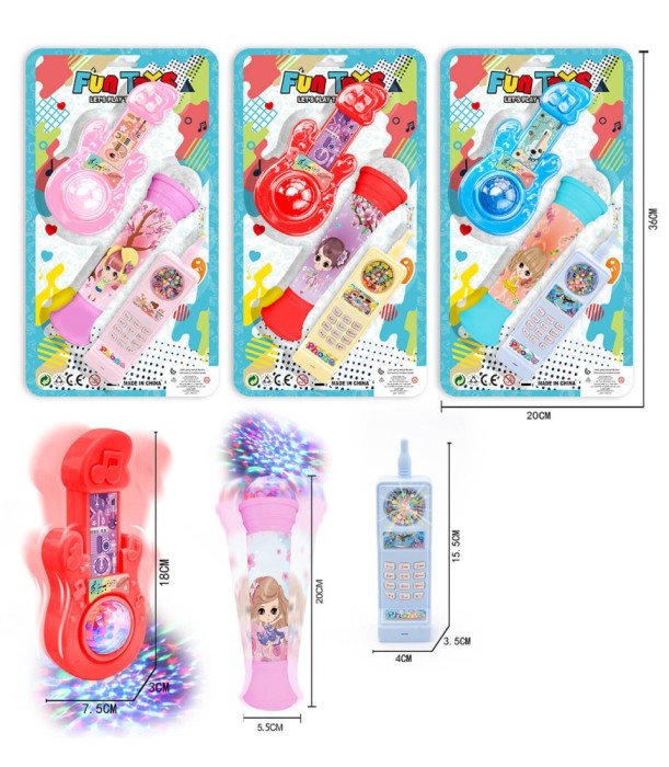 Set Microfon, Chitara si Telefon