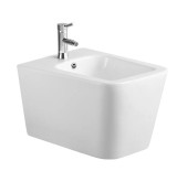 Cumpara ieftin Vas Bideu Suspendat din Ceramica, Alb, Model LX-1067, Dimensiuni 505 x 365 x 315 mm