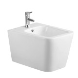 Vas Bideu Suspendat din Ceramica, Alb, Model LX-1067, Dimensiuni 505 x 365 x 315 mm