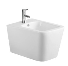 Vas Bideu Suspendat din Ceramica, Alb, Model LX-1067, Dimensiuni 505 x 365 x 315 mm