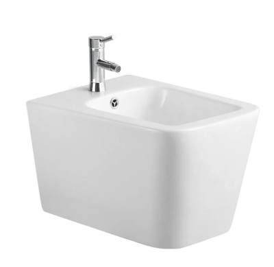 Vas Bideu Suspendat din Ceramica, Alb, Model LX-1067, Dimensiuni 505 x 365 x 315 mm foto