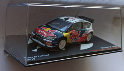 Macheta Citroen C4 WRC Ogier Winner Rally de Portugal 2010 - IXO/ Altaya 1/43 Red Bull foto