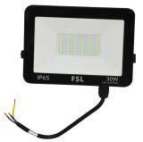 Proiector Led FSL, 30W, Lumina rece, Fascicul larg, IP65