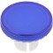 Lentilă buton 22mm albastră transparentă