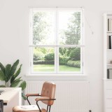 Jaluzea pentru Fereastră cu perdele Altele Manual Alb 100 x 175 cm Aluminiu