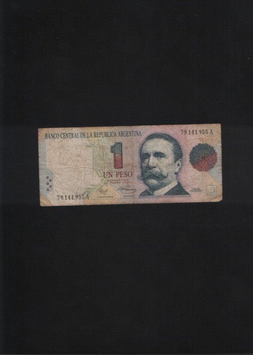 Argentina 1 peso convertible 1993 seria79141955