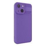 Husa cross compatibila cu apple iphone 14 plus, super camera protect htpmag, lila