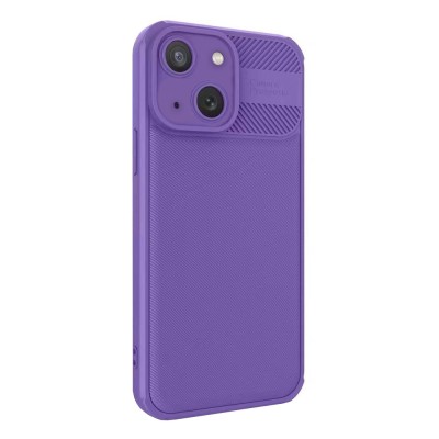 Husa cross compatibila cu apple iphone 14 plus, super camera protect htpmag, lila foto