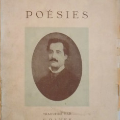 POESIES, TRADUITES PAR S. PAVES de MIHAI EMINESCU, 1945 - COPERTA PARTIAL REFACUTA