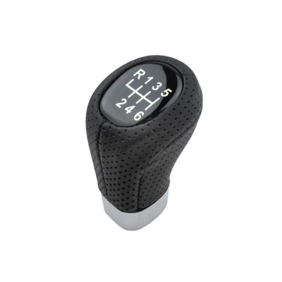 Nuca schimbator piele perforata 6 viteze pentru BMW E81/ E82/ E87/ E90/ E91/ E92/ E93- foto
