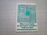 MERCEOLOGIE SI TEHNICA VINZARII MARFURILOR - Cl.a X -a - L. Vesteman -1989, 88p, Clasa 10, Economie, Manuale