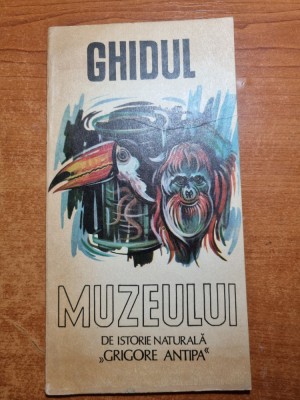 ghidul muzeului de istorie naturala grigore antipa - din anul 1993 foto