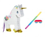 Set petrecere Pinata Unicorn si bat cu masca, 33x10x45 cm