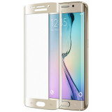 Folie Protectie ecran antisoc Samsung Galaxy S6 edge G925 Tempered Glass Full Face 3D aurie Blueline