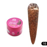 Cumpara ieftin Gel pentru modelarea unghiilor 15 gr, Disco Flashing Glitter Builder Gel 10