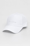 Armani Exchange șapcă de baseball din bumbac culoarea alb, cu imprimeu, XW000956 AF13848