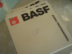 Banda Magnetofon BASF 18 cm - Inregistrata o singura data. foto