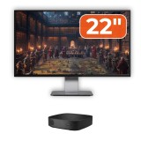 Pachet HP T430 Thin Client Second Hand cu monitor 22 inch