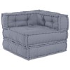 VidaXL Pernă Gri 70 x 70 x 54 cm Poliester