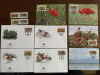 Tobago - serie 4 timbre MNH, 4 FDC, 4 maxime, fauna wwf