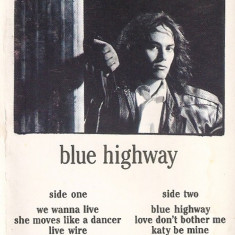 Casetă audio Tony Carey ‎– Blue Highway, originală