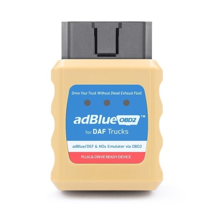 Emulator Techstar&reg; AdBlueOBD2, DAF, DEF, NOx, Plug and Drive, Euro 4/5/6