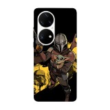 Husa compatibila cu Huawei Nova Y70 model Don&amp;#039;t hurt my Baby Yoda, Silicon, TPU, Viceversa, Transparent, Carcasa