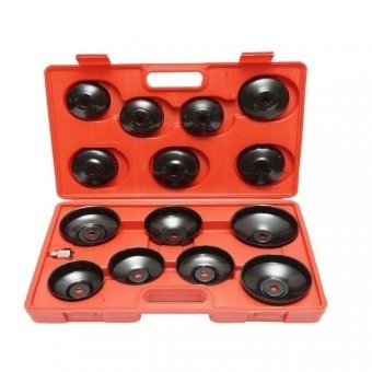 Trusa chei pentru filtre de ulei ,Chei filtru profesionale ,set 15 piese foto