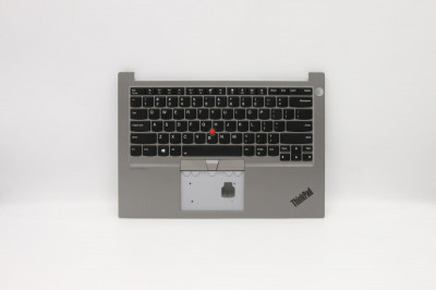 Carcasa superioara cu tastatura palmrest Laptop, Lenovo, Thinkpad E14 Type 20RA, 20RB, 5M10W64411, AP103000310SLH1, layout US foto