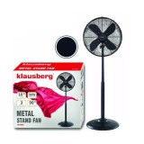 Ventilator vertical, metal, negru, diametru 40 cm, Klausberg