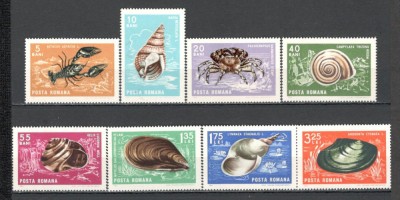 Romania.1966 Fauna marina-Crustacee si moluste YR.361 foto