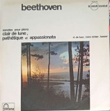 Disc vinil, LP. Sonates Pour Piano: Clair De Lune, Pathetique, Appassionata-Beethoven, Daisy de Luca, Hans -157361
