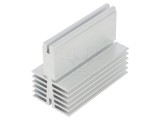 Radiator: extrudat cu aripioare naturală L: 75mm W: 40mm H: 60mm