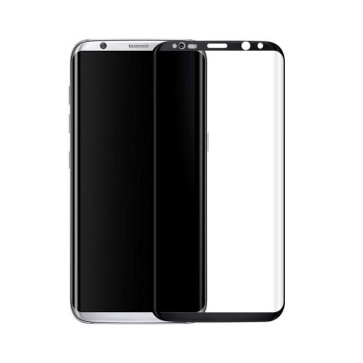 Set 2 folii sticla 3D, Full Glue, Samsung Galaxy S8, ecran complet, Negru foto