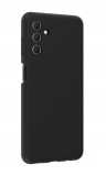 Husa din silicon compatibila cu Samsung Galaxy A04S, silk touch, interior din catifea, Negru