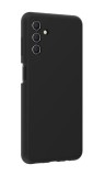 Husa din silicon compatibila cu Samsung Galaxy A04S, silk touch, interior din catifea, Negru, X-Level